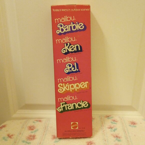 Mint-in-Box Rare Vintage 1975 Malibu Christie Barbie Doll, No. 7745 - Picture 8 of 15